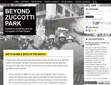 Tablet Screenshot of beyondzuccotti.org